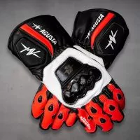 Mv Agusta Leather Motorcycle Riding Gloves