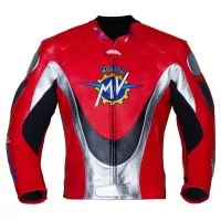 MV Agusta Racing Leather Jacket  front view