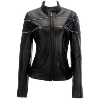 womens leather biker jacket