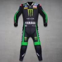 Johan Zarco Yamaha Monster Tech 3 2017 Leather Suit front view