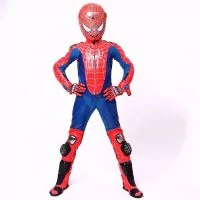 Spiderman 3 Riding Leathers front view