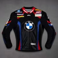 bmw black leather jacket