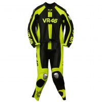VR46 Valentino Rossi Motorcycle Race Suit front view