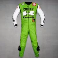 kawasaki leathers 2 piece