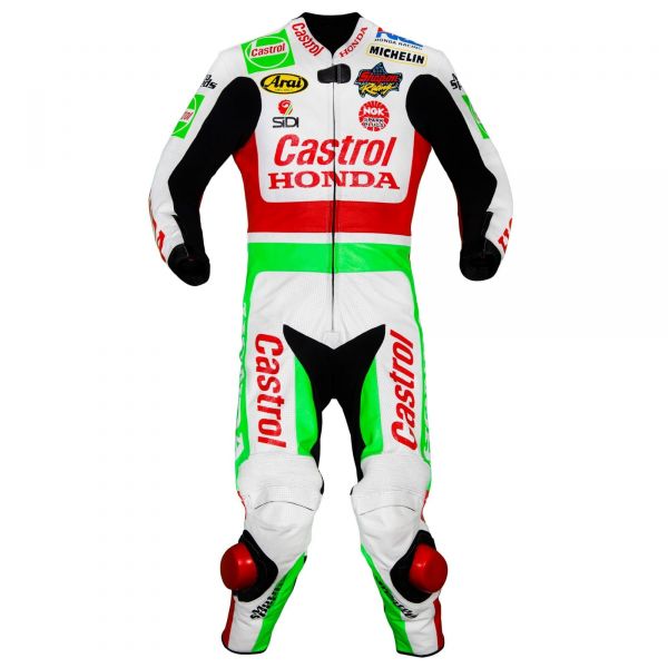 Aaron Slight 1997 WSBK Castrol Honda Leathers Aaron Slight Honda WSBK
