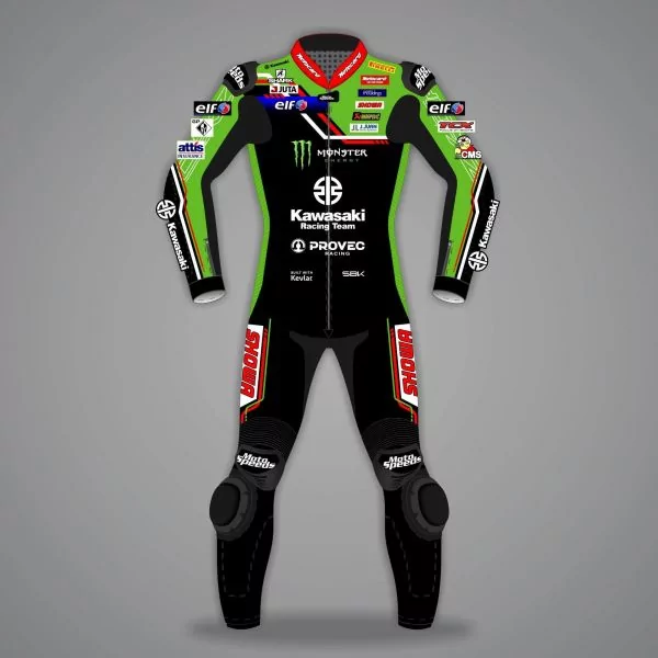Alex Lowes Kawasaki Riding Suit WSBK 2023 front view