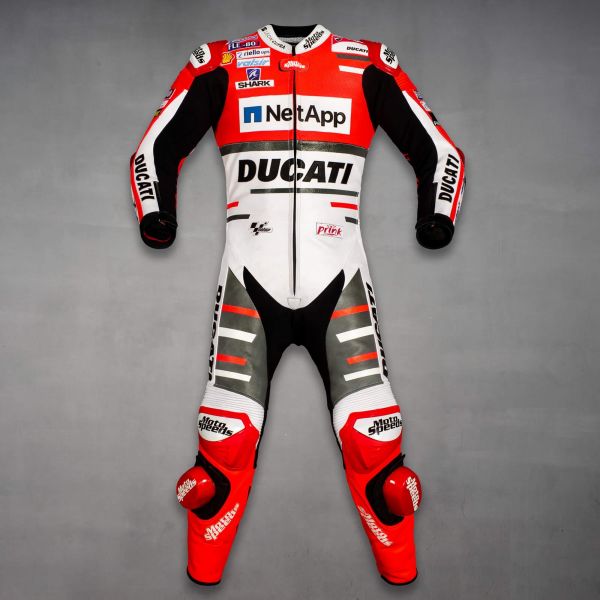 Jorge Lorenzo Ducati MotoGP 2018 Leather Suit front view