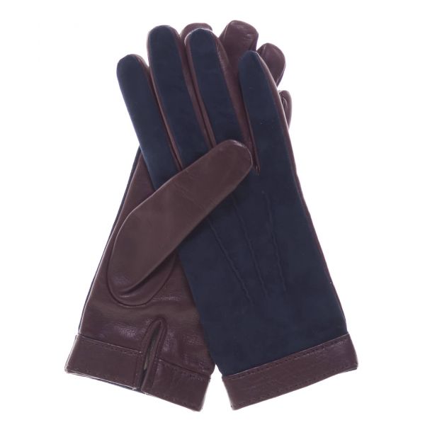 Suede and Lambskin Glove