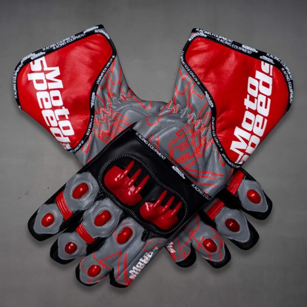 motorcyclist gloves Marc Marquez Honda MotoGP 2020