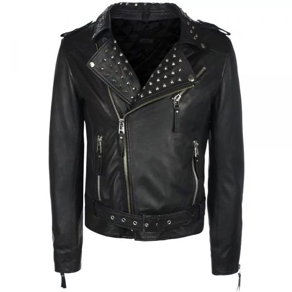 mens studded jacket