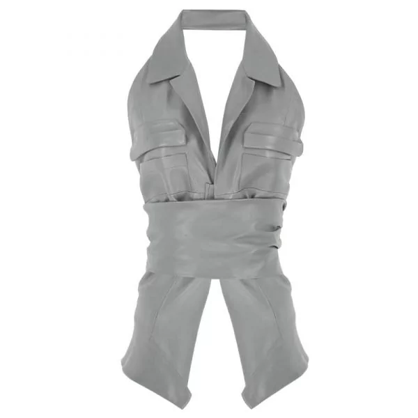 Belted Fashion Vest