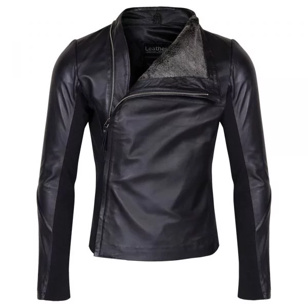 slim fit leather jacket 2017