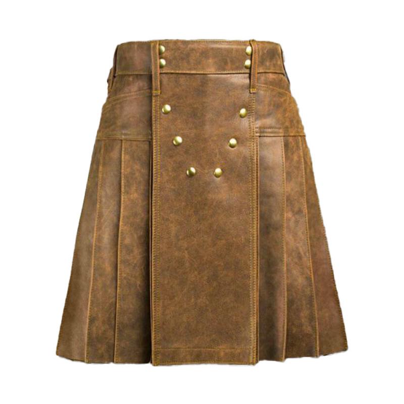 Custom Leather Kilts