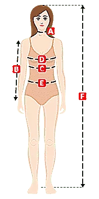 Size Chart Women Jacket